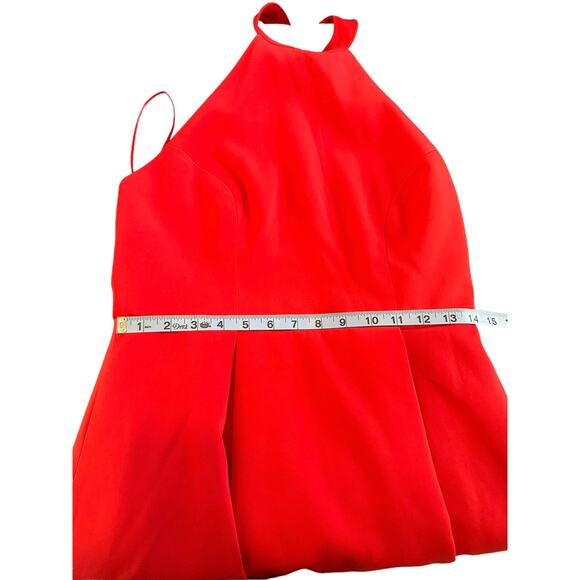 Keepsake the Label Pleated Swing Halter City Heat Party Cocktail Dress Large - Picture 14 of 14